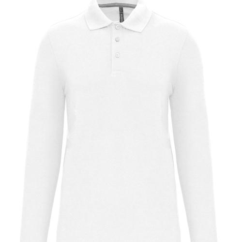 Men's long-sleeved polo shirt