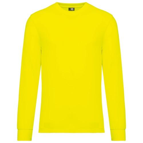 T-shirt unisexe écoresponsable manches longues coton/polyester