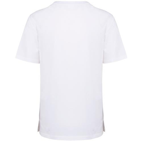 Unisex short-sleeved cotton tunic