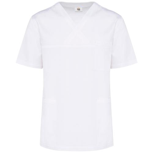 Unisex short-sleeved cotton tunic