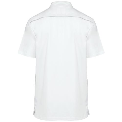Men’s polycotton smock with press studs