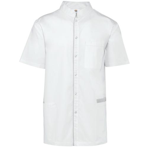 Men’s polycotton smock with press studs