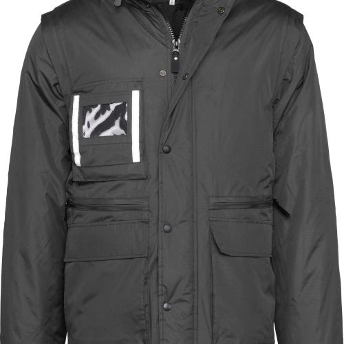 Parka workwear manches amovibles homme