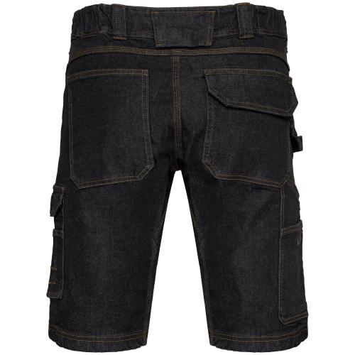 Bermuda denim multipoches homme