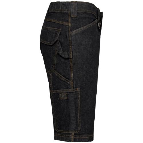 Bermuda denim multipoches homme