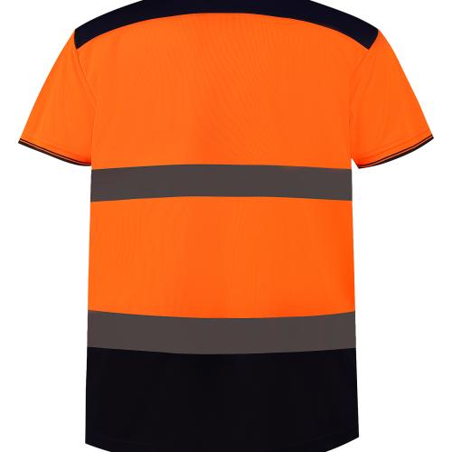 Hi-vis two-tone polo shirt