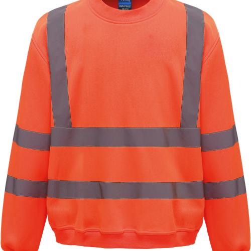 Hi-Vis crew neck Sweatshirt