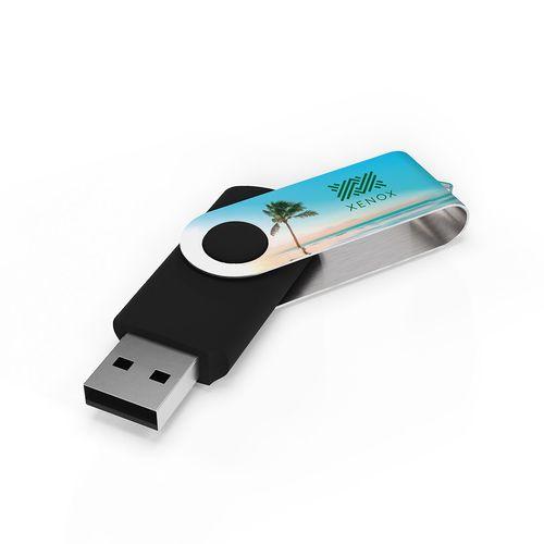 Clé USB Twister (Noir), 2 GB Basic