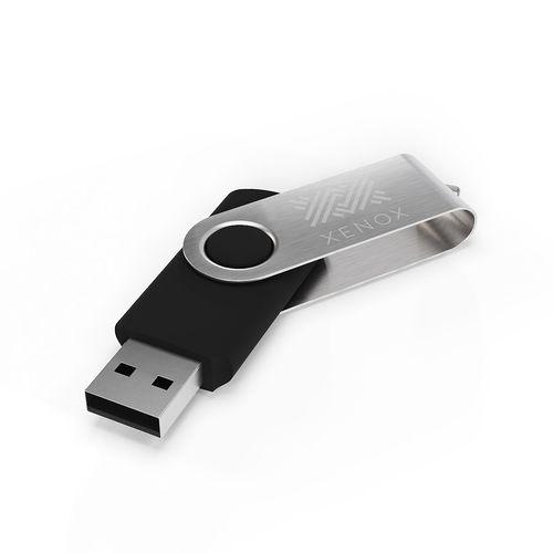 Clé USB Twister (Noir), 2 GB Basic