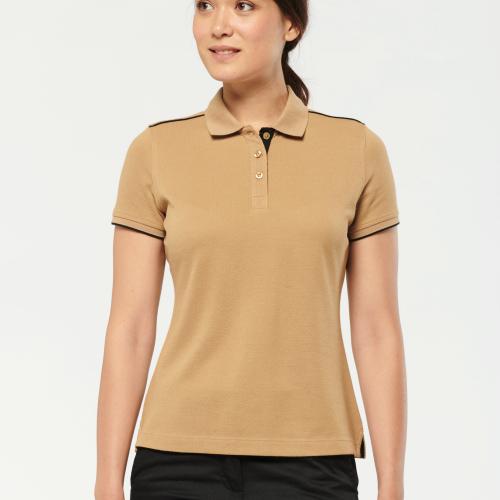 Ladies' short-sleeved contrasting Day To Day polo shirt