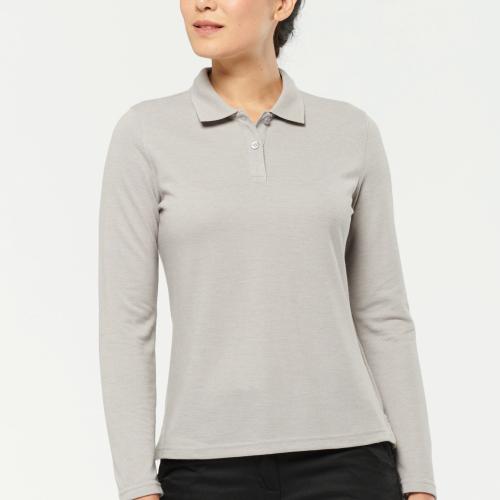 Polo manches longues femme