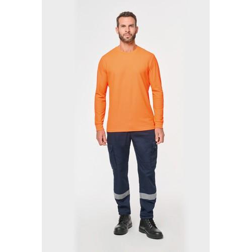 T-shirt unisexe écoresponsable manches longues coton/polyester