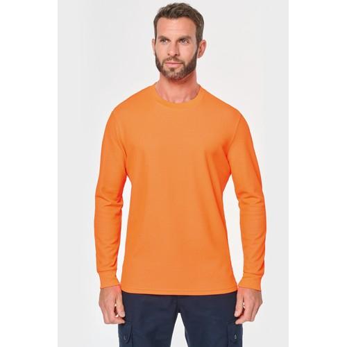 T-shirt unisexe écoresponsable manches longues coton/polyester