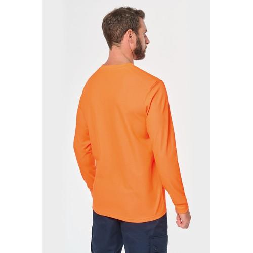 T-shirt unisexe écoresponsable manches longues coton/polyester