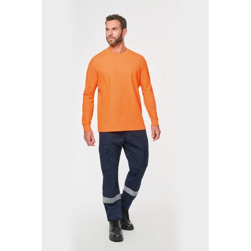 T-shirt unisexe écoresponsable manches longues coton/polyester