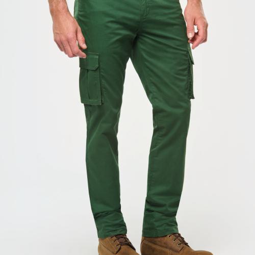 Men's eco-friendly multipocket trousers