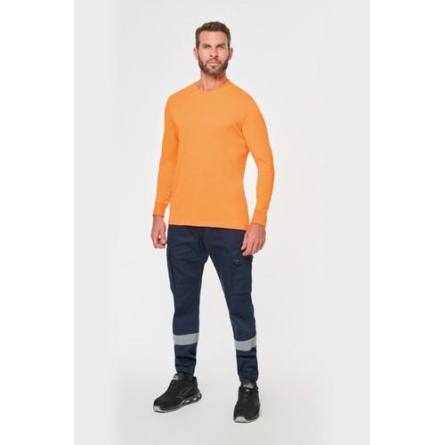 Pantalon cargo unisexe avec bas élastiqué et bande réfléchissante