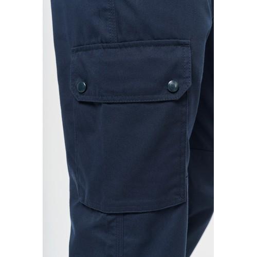 Pantalon cargo unisexe avec bas élastiqué et bande réfléchissante