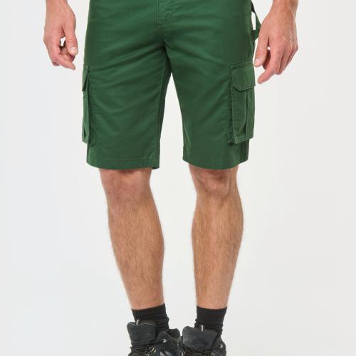 Men's eco-friendly multipocket bermuda shorts