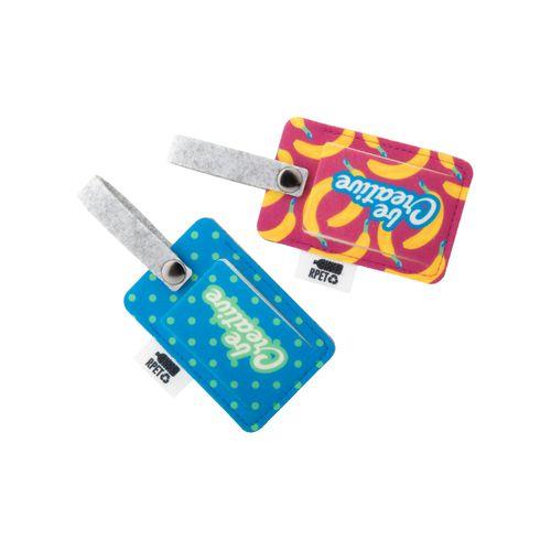 CreaFelt Tag étiquette de bagage RPET personnalisable