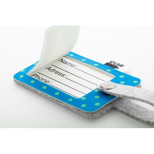 CreaFelt Tag étiquette de bagage RPET personnalisable