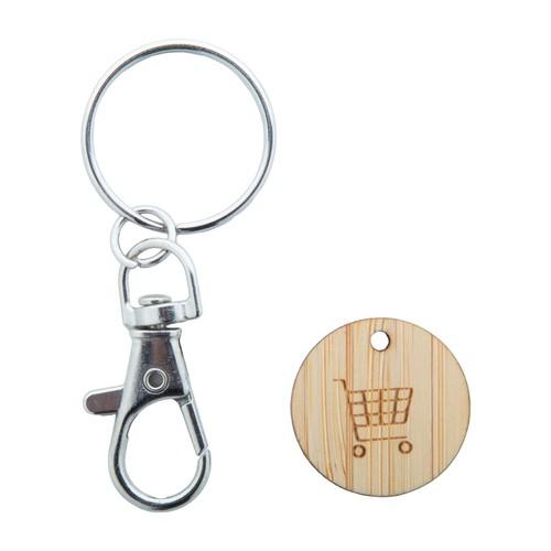 Trolley coin keyring Boomarket