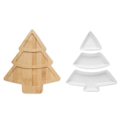 Christmas tree serving tray VIRAM