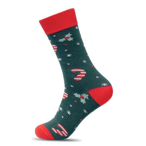 SOC LARGE Pair of Christmas socks L