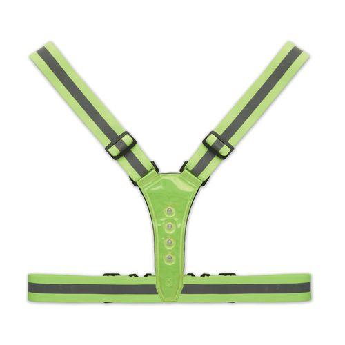 Reflective body belt with LED ROUNDVISIBLE