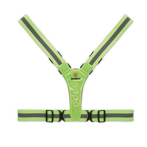 Reflective body belt with LED ROUNDVISIBLE
