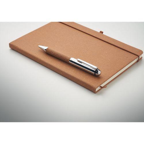 Carnet en cuir recyclé et stylo ELEGANOTE