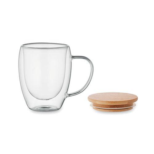Mug en verre double paroi 300ml TIRAL
