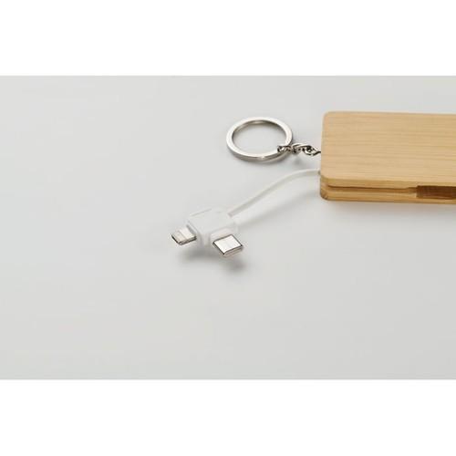 Porte-clés et câble de charge BUPOW