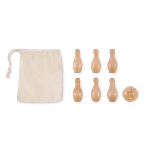 Mini jeu de quilles en pin BOLITO
