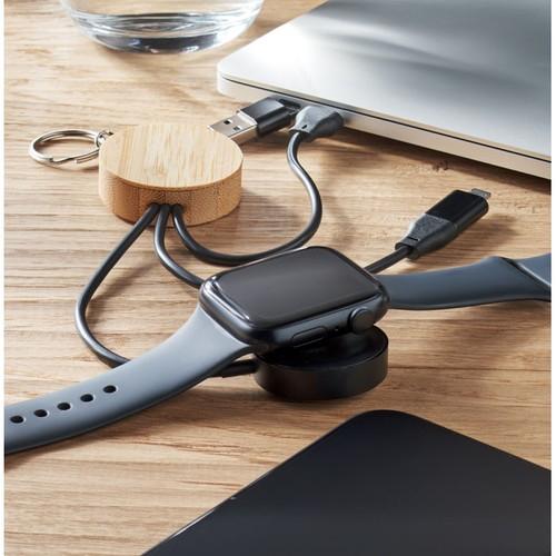 Porte-clés câble 4 en 1 60W BULE