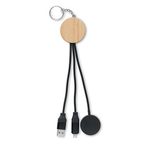 Porte-clés câble 4 en 1 60W BULE