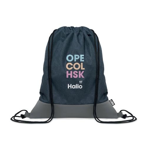 Sac à cordon en PU RPET 2 tons LIBAG