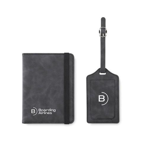Passport and luggage tag set JETTAG