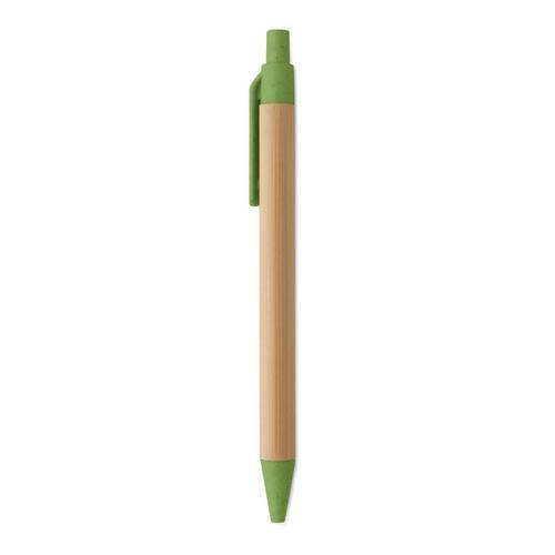 ITEA COLOUR Push button ball pen in bamboo