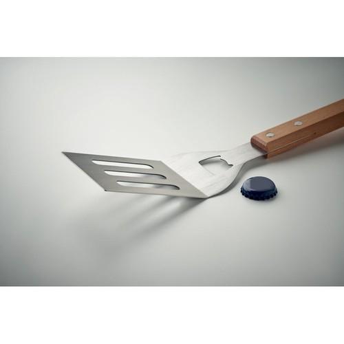 OPENCOOK Spatule pour barbecue en hêtre