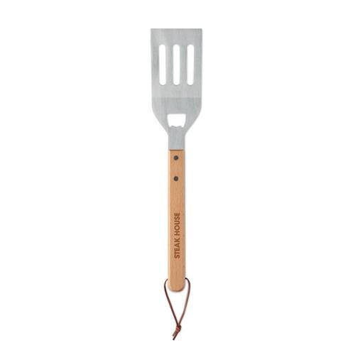 OPENCOOK Spatule pour barbecue en hêtre