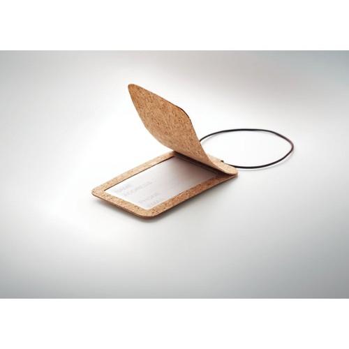 OVALIS Etiquette à bagage en liège