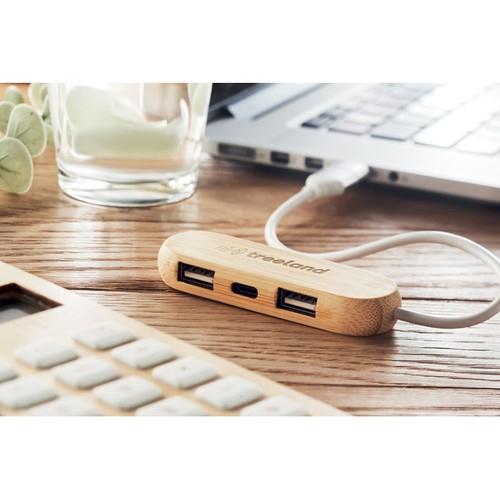 VINA C Hub USB 3 ports câble 2 en 1