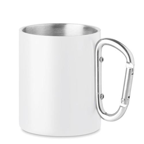 AROM Mug en métal anse mousqueton
