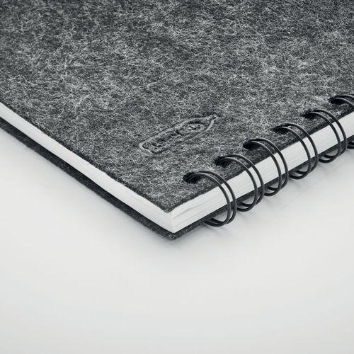 A5 RPET felt cover notebook RINGFELT