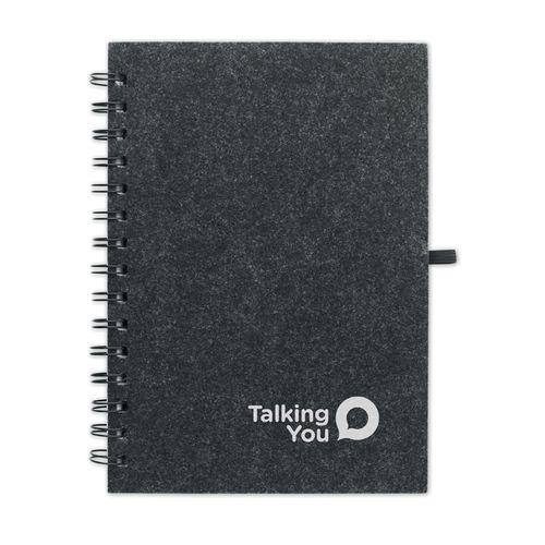 A5 RPET felt cover notebook RINGFELT