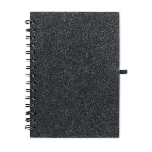 A5 RPET felt cover notebook RINGFELT