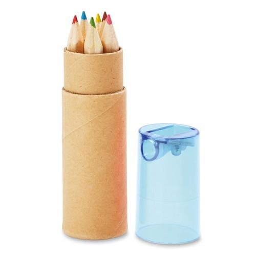 PETIT LAMBUT Tube de 6 crayons couleur