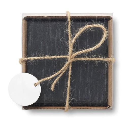 SLATE4 Sous-verres en ardoise