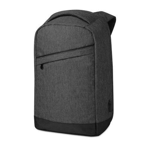 BERLIN 2 tone backpack incl USB plug